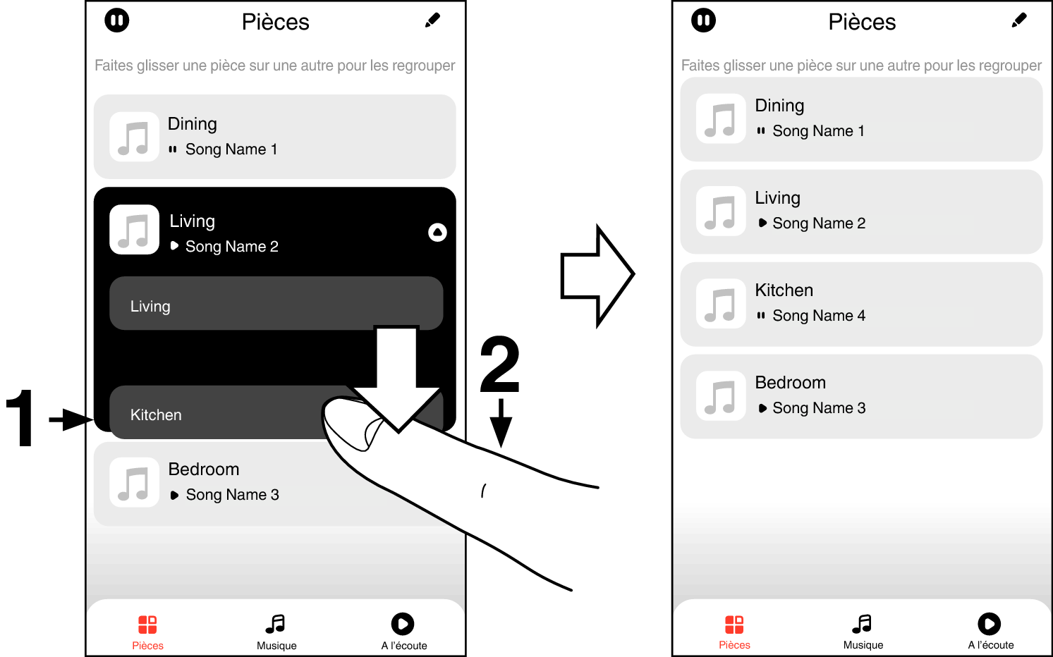 App Ungrouping Room